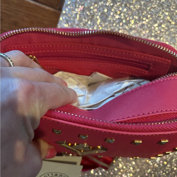 NWT! Valentino Hot Barbie Pink Studded Crossbody camera Bag - Picture 10 of 11